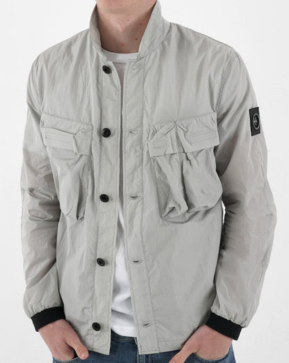 Marshall Artist Quinto Molecular Overshirt Antarktisgrau