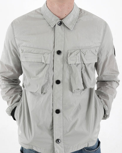 Marshall Artist Quinto Molecular Overshirt Antarktisgrau