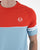 Sergio Tacchini Orion T Shirt Sky Blue/Orange