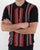 Gabicci Vintage Caan Stripe Knitted Polo Navy/Red/White