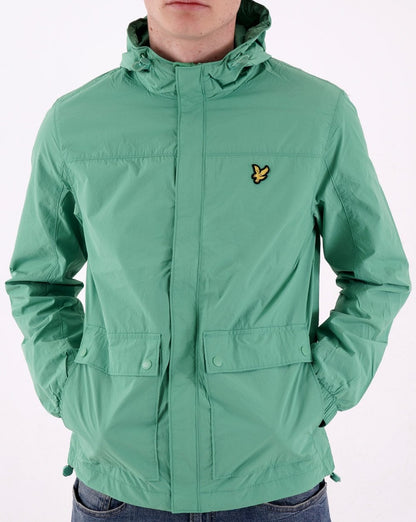 Lyle &amp; Scott – Kapuzenjacke mit Tasche, Jadegrün