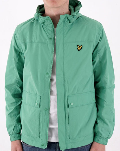 Lyle &amp; Scott – Kapuzenjacke mit Tasche, Jadegrün