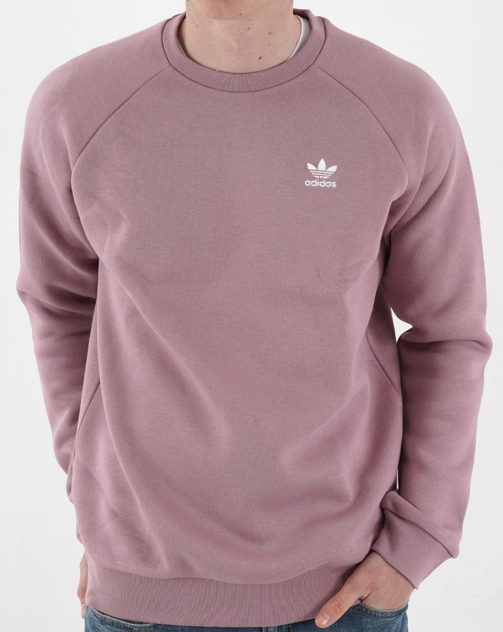 Adidas Originals Essential Crew Sweatshirt Mauve