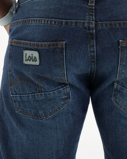 Lois Sierra Jeans in normaler Slim-Fit-Passform, dunkler Stein