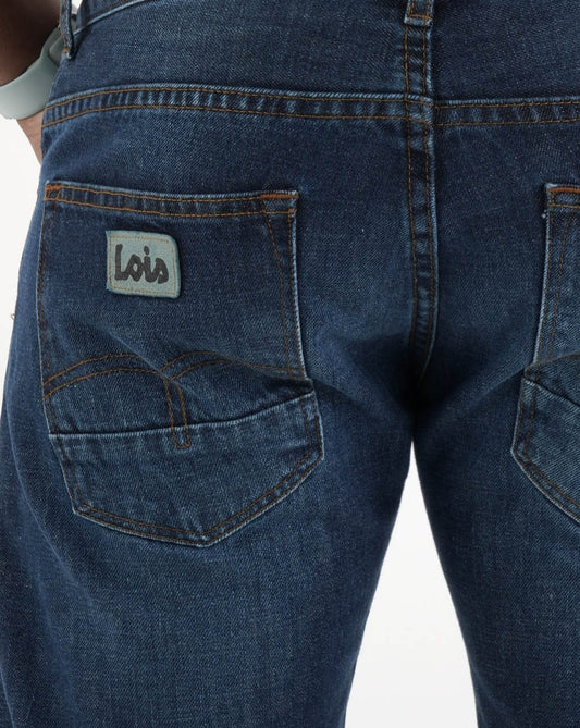 Lois Sierra Jeans in normaler Slim-Fit-Passform, dunkler Stein