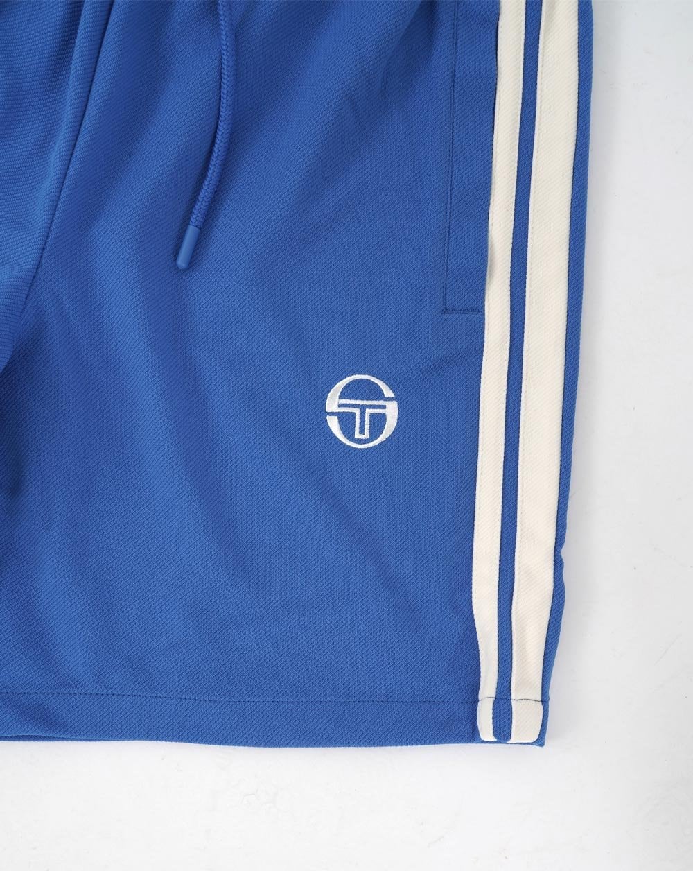 Sergio Tacchini Gestreifte Freizeitshorts Blau