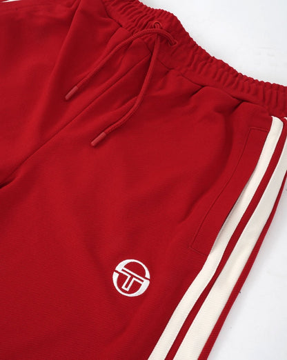 Sergio Tacchini Gestreifte Freizeitshorts Rot