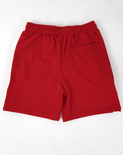 Sergio Tacchini Gestreifte Freizeitshorts Rot