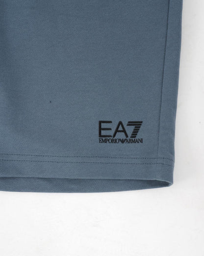 EA7 Klassische Sweatshorts Blau