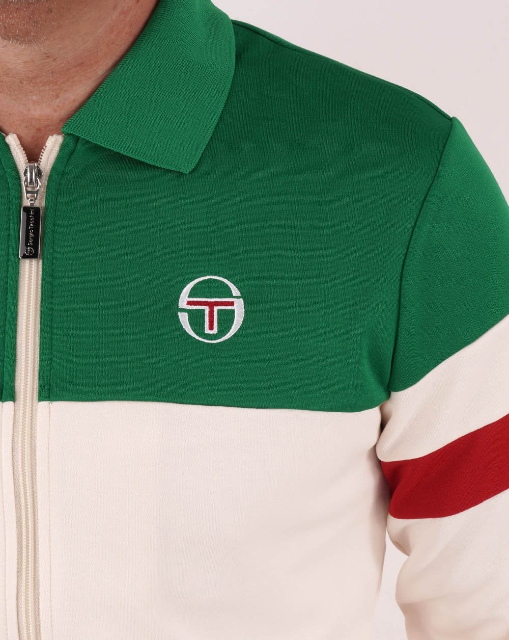 Sergio Tacchini Italia Track Top Gardenia/Grün