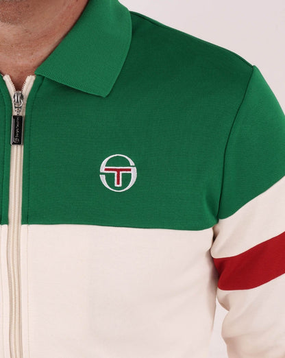 Sergio Tacchini Italia Track Top Gardenia/Grün