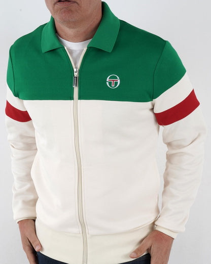 Sergio Tacchini Italia Track Top Gardenia/Grün
