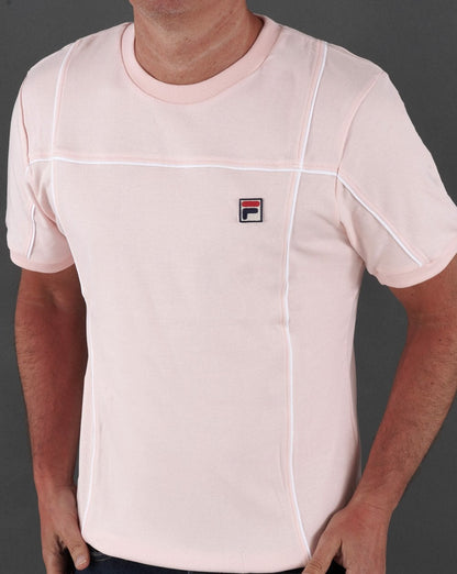 Fila Vintage Terrinda T-Shirt Rosa/Weiß