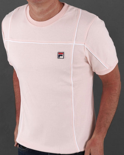 Fila Vintage Terrinda T-Shirt Rosa/Weiß