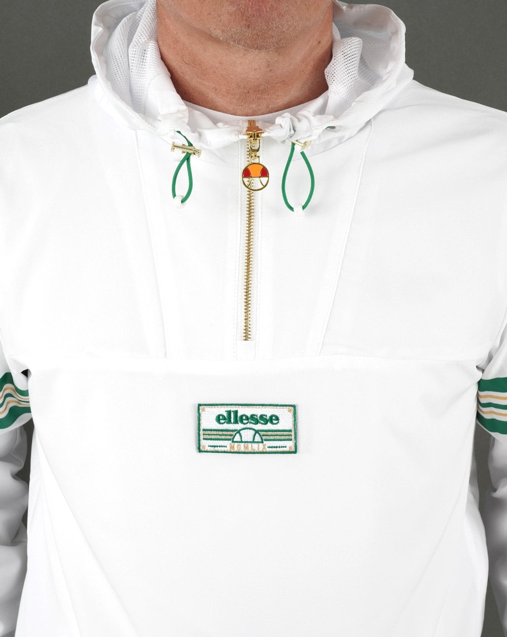 Ellesse – Arbitra – Überziehjacke in Weiß