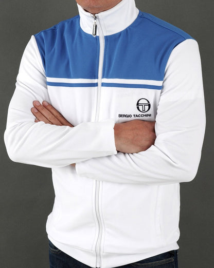 Sergio Tacchini New Young Line Trainingsjacke Weiß/Blau