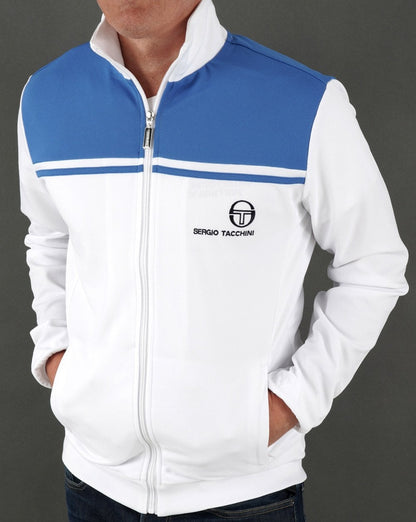 Sergio Tacchini New Young Line Trainingsjacke Weiß/Blau
