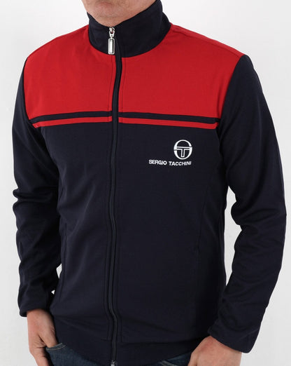 Sergio Tacchini New Young Line Trainingsjacke Marineblau/Rot
