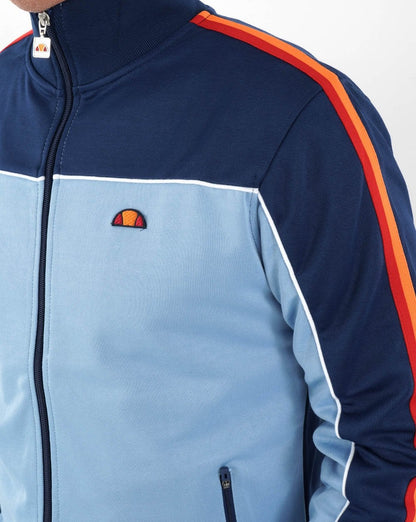 Ellesse Libra Trainingsjacke Himmelblau/Marineblau