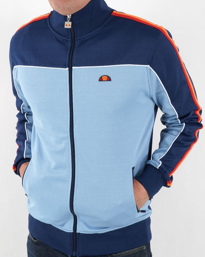 Ellesse Libra Trainingsjacke Himmelblau/Marineblau