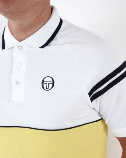 Sergio Tacchini Orion Poloshirt Gelb/Weiß