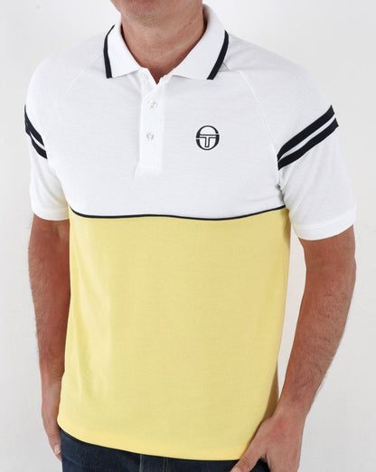 Sergio Tacchini Orion Poloshirt Gelb/Weiß