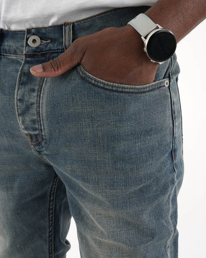 Pretty Green Erwood Slim Fit Jeans Hellblau