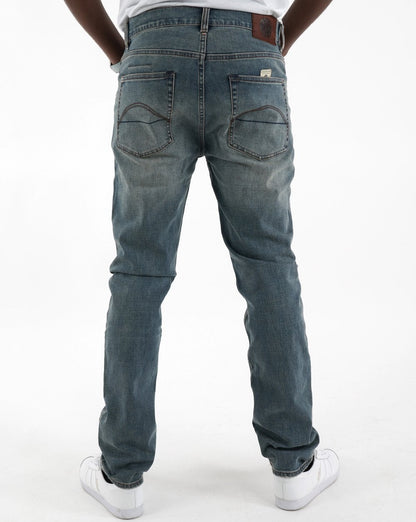 Pretty Green Erwood Slim Fit Jeans Hellblau