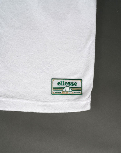 Ellesse Diavola Frottee-Shorts Weiß