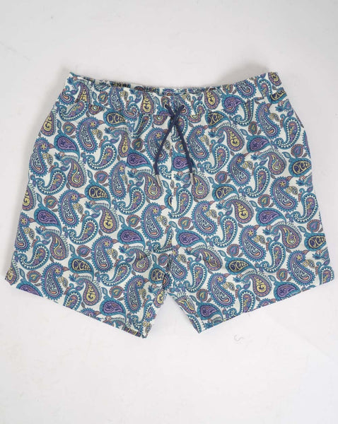 Pretty Green Campbell Paisley Swim Shorts Multi
