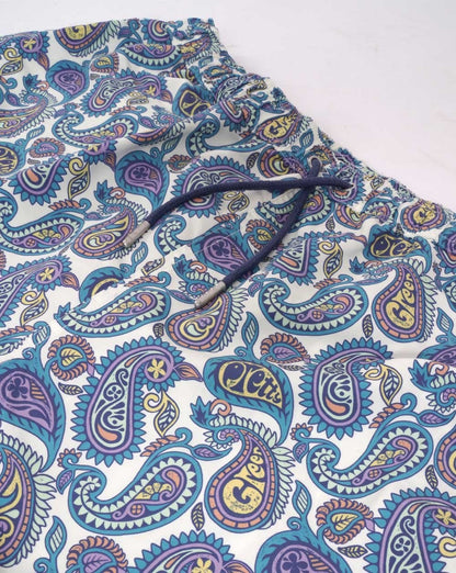Pretty Green Campbell Paisley Badeshorts, mehrfarbig