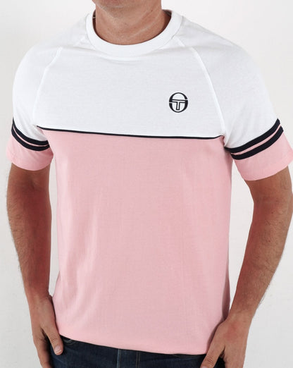 Sergio Tacchini Orion T-Shirt Rosa/Weiß
