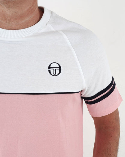 Sergio Tacchini Orion T-Shirt Rosa/Weiß