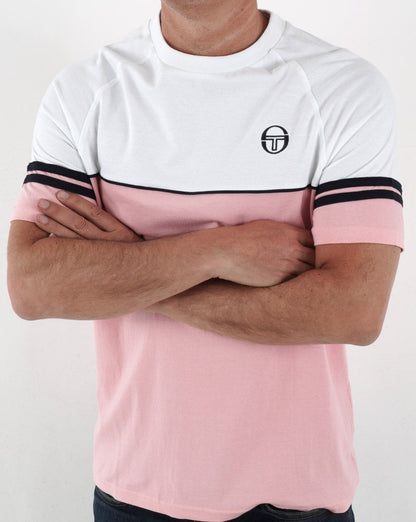 Sergio Tacchini Orion T-Shirt Rosa/Weiß