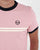 Sergio Tacchini Supermac T Shirt Pink/Navy