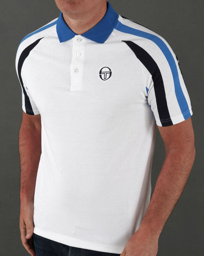 Sergio Tacchini Blow Poloshirt Weiß/Blau