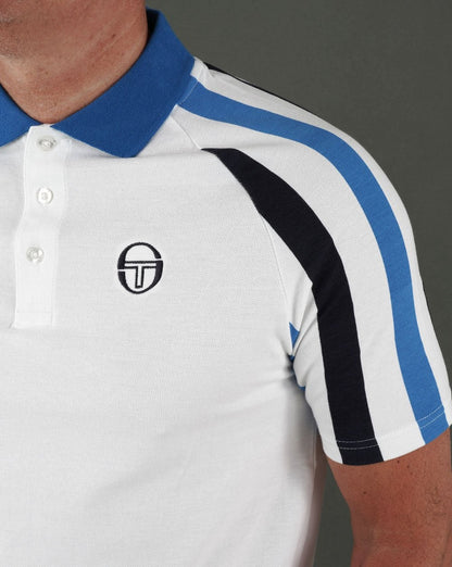 Sergio Tacchini Blow Poloshirt Weiß/Blau