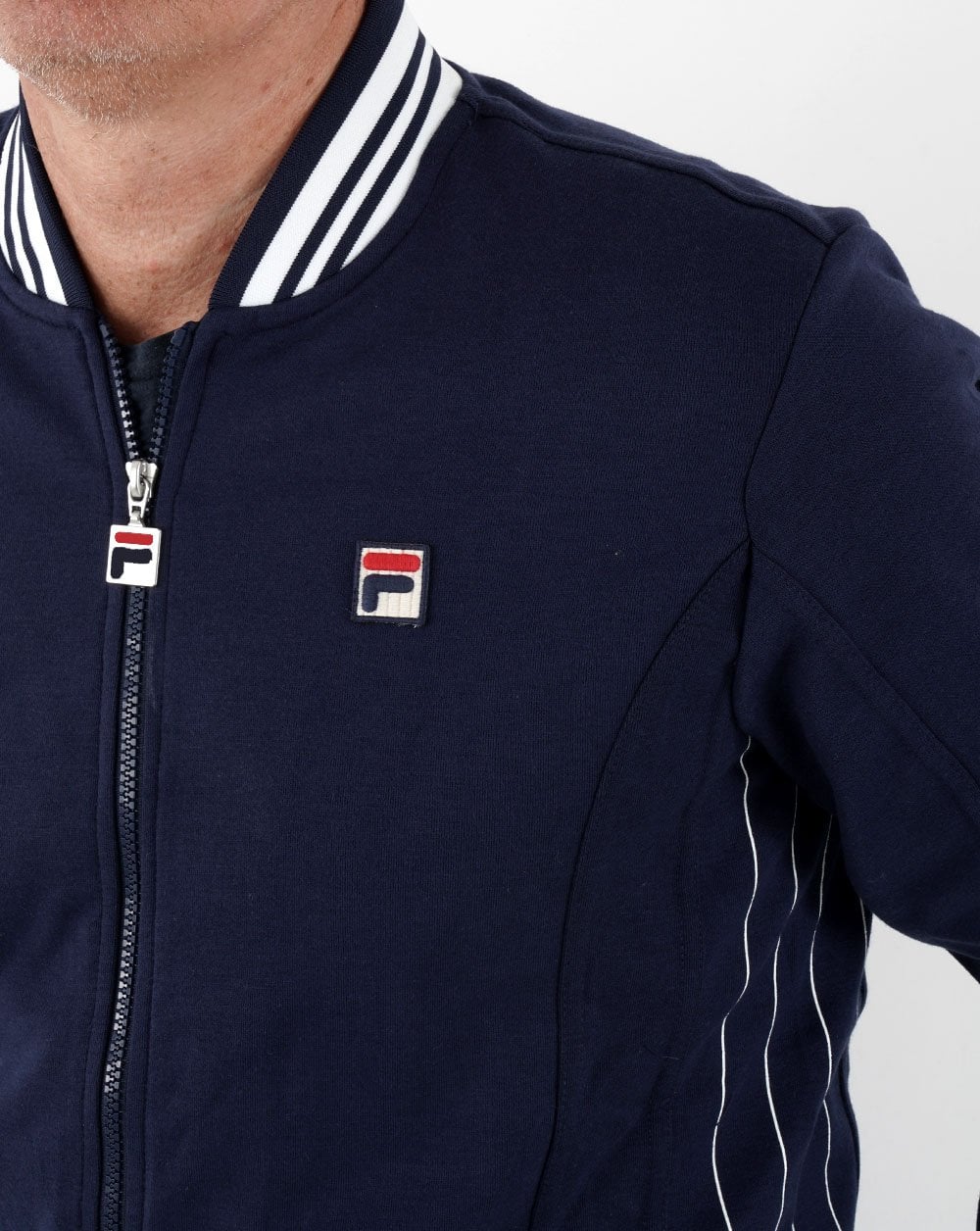 Fila Vintage Settanta 2 Track Top Marine/Weiß