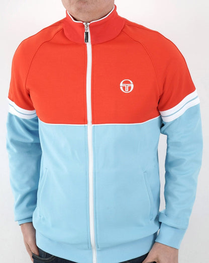 Sergio Tacchini Orion Trainingsjacke Himmelblau/Orange