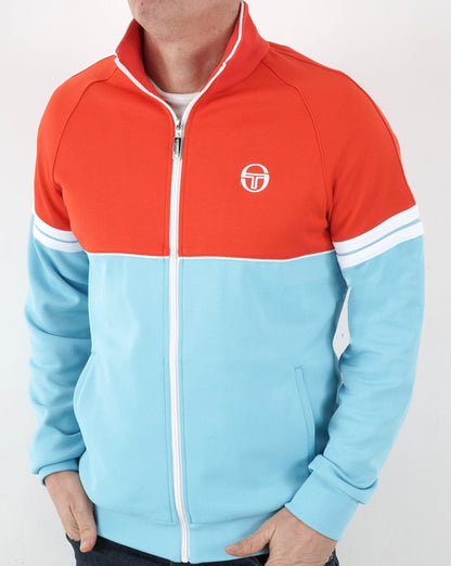Sergio Tacchini Orion Trainingsjacke Himmelblau/Orange