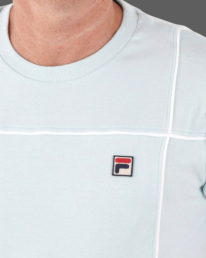 Fila Vintage Terrinda T-Shirt Himmelblau/Weiß