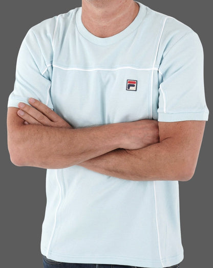 Fila Vintage Terrinda T-Shirt Himmelblau/Weiß