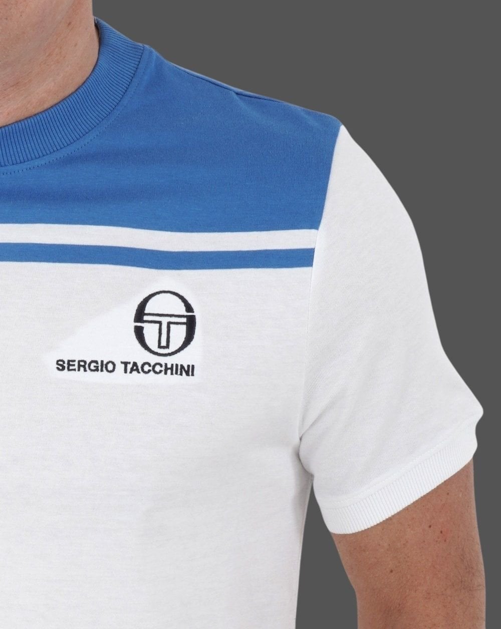 Sergio Tacchini New Young Line T-Shirt Weiß/Blau