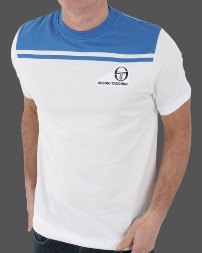 Sergio Tacchini New Young Line T-Shirt Weiß/Blau