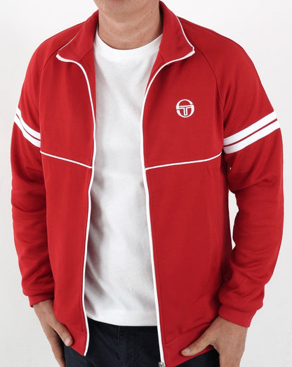 Sergio Tacchini Star Track Top Rot/Weiß