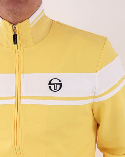 Sergio Tacchini Masters Track Top Zitrone/Weiß