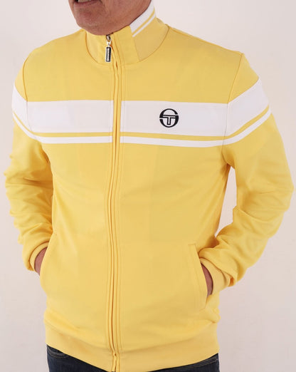 Sergio Tacchini Masters Track Top Zitrone/Weiß