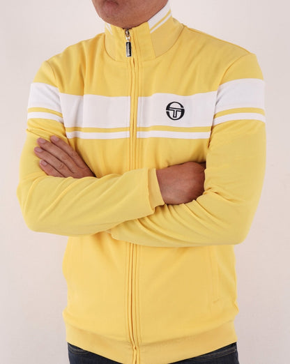 Sergio Tacchini Masters Track Top Zitrone/Weiß