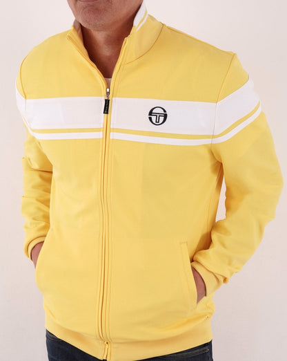 Sergio Tacchini Masters Track Top Zitrone/Weiß