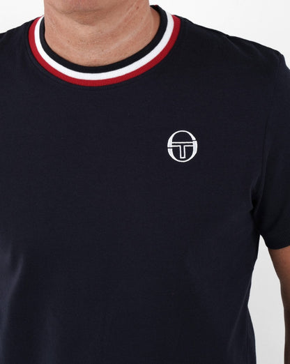 Sergio Tacchini Multi-Ringer-T-Shirt Marineblau